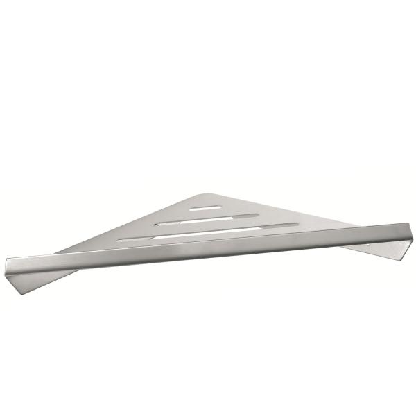 Rustproof Bathroom Accessories Shelves Corner Shelf Wall Mounted Shower Sus 304 Stainless Steel Satin Finish