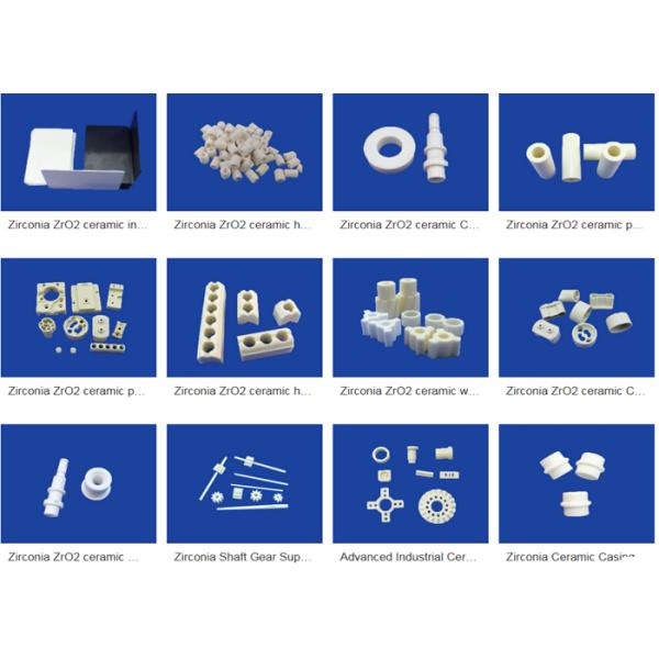 High Precision Purity 95% Zirconia Ceramic Rod Customized Sizes Temperature Resistance