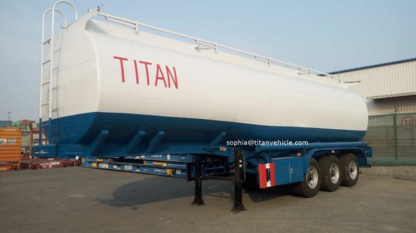 Quality tri-axle 6 cabin 40cbm fuel tanker 40,000 liters or more oil tankers truck for sale| TITAN VEHICLE for sale