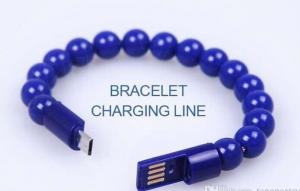 China Buddha Beads Micro USB Charger Cable Data Sync Bracelet Charging Cord for andriod samsung on sale