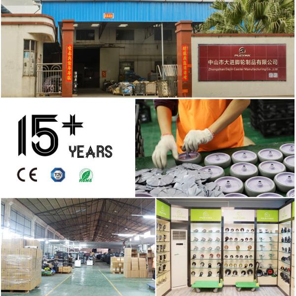 Dajin TPR Stainless Steel Casters Wheels 50mm High Load Capacity 150kg