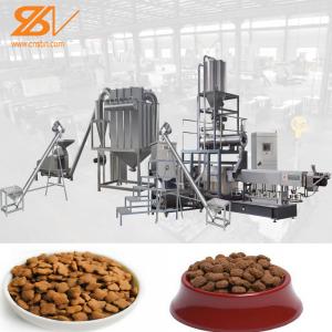 Cheap Dog Food Pellet Making Machine , Pet Food Extruder 380V 50HZ Voltage wholesale