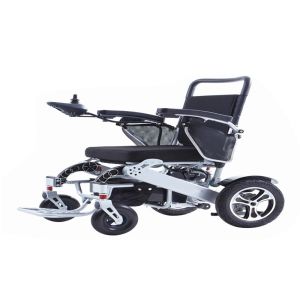 Hospital Furniture Aluminum Alloy Light Power Remote Control Electric Wheelchair