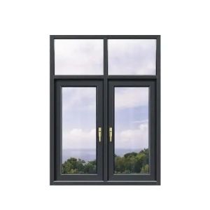 Modern Tempered Glass Aluminum Casement Window For Apartment Office