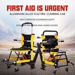 CE Certificate Aluminum Alloy Electric Stair Chair Lifting Vehicle for Hospital Family