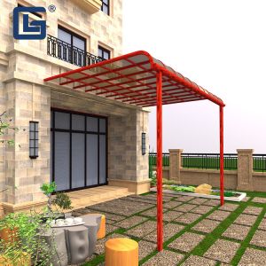 Sunproof Aluminum Awning Canopy Modern Patio Covers 300mm Panel