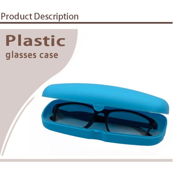 Customize Clear Glasses Case Plastic Sunglasses Packaging Silk Printing Logo