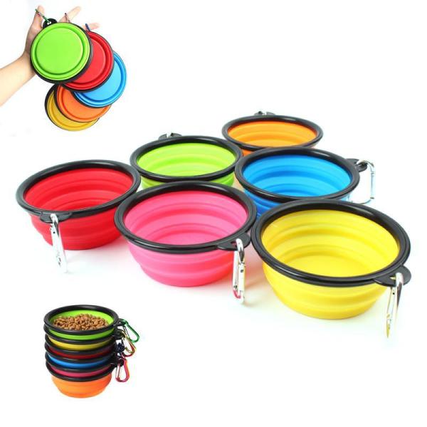 Collapsible Travel Dog Bowl Top Seller Foldable Silicone for Pet Owners on the Move