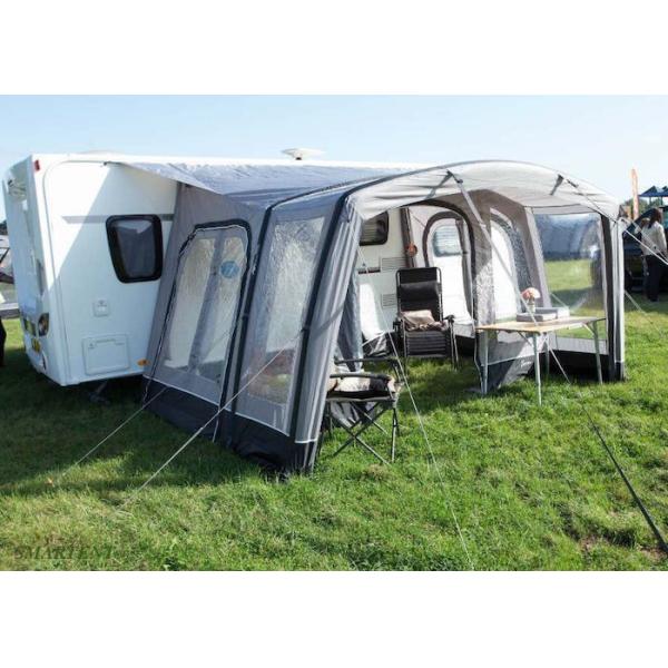 Waterproof PU3000MM Outdoor Roof Top Tent Grey Oxford RV Awning 350X250X240CM