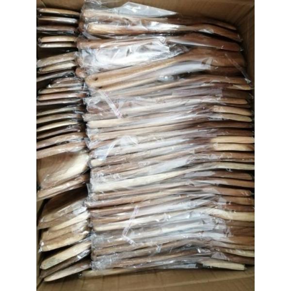 Tableware Wooden Spoon Wooden Kitchen Cooking Utensils Sets 6 Pieces Reusable