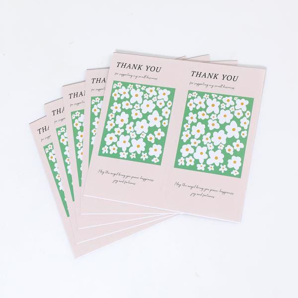 Thank You Self Adhesive Sticker Package Mailer Box Seal Label Sticker Custom Printing