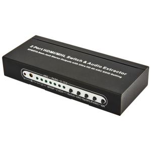 Cheap 2 x 1 3D ARC Audio EDID HDMI 4K Switcher wholesale