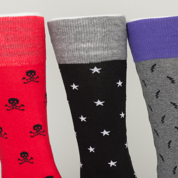 Elastane Snngging Resistance Cotton Dress Socks With Anti - Foul Acrylic Material