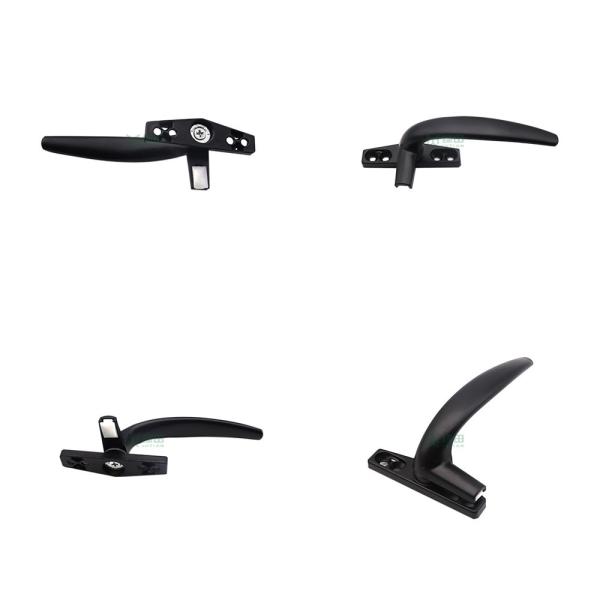 Custom made casement window handle 7 shape UPVC window handle lock