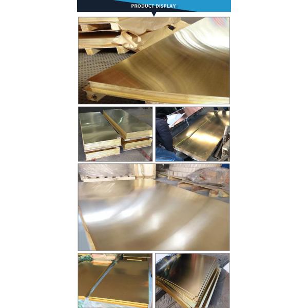 polished bright Surface Copper Metal Plates C11000 C67400 Material
