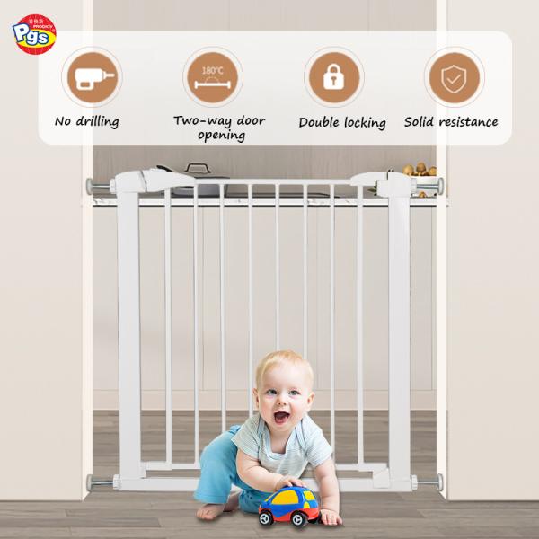 Extra Wide Baby Gates Safety For Doorways Stairways Child Safety Guard Fence Adjustable Baby Safety Gate