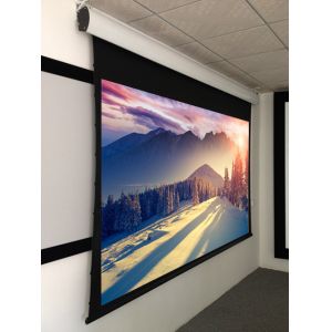 Cheap Custom Tab Tensioned Motorized Screen , 106&quot; projection screen wholesale