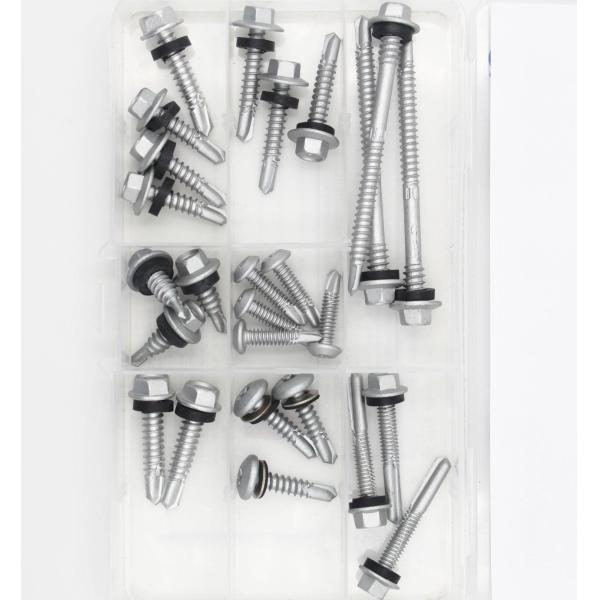 OEM Customized Metal Galvanized Hexagonal Hex Head Self Drilling Screw for Roofing