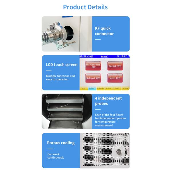 Laboratory Vacuum Home 50mm Freeze Dryer Lyophilizer Machine