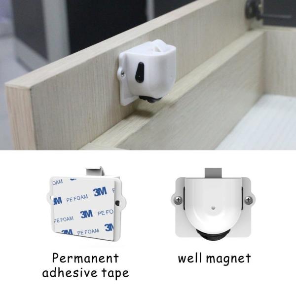 Manufacturer Practical Sturdy Magnetic Safety Lock For Drawers ABS Material