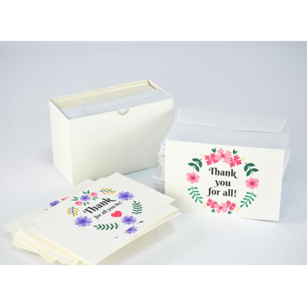 Custom Logo Paper Greeting Cards Offset Printing Invitation Greeting Cards