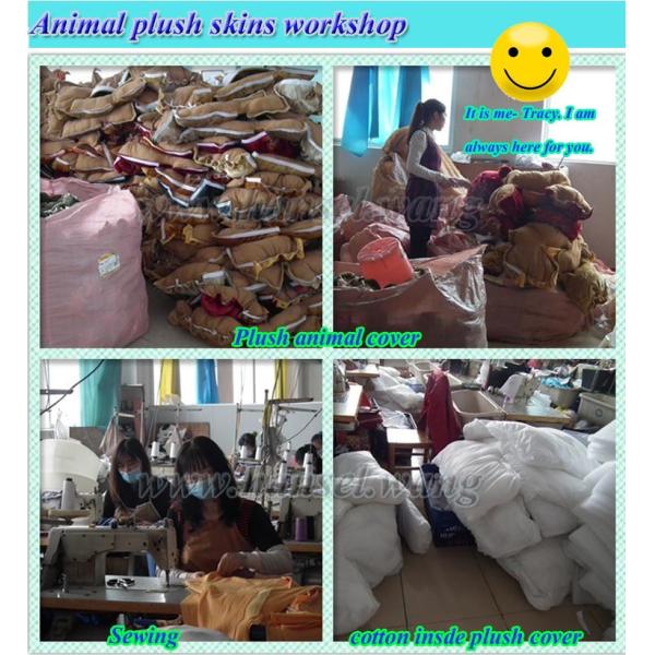 Hansel CE certificated plush electric animal rides for shopping center