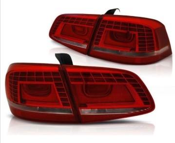 Red Left Led Lights For Cars Volkswagen PASSAT B7L B7 2011 - 2015