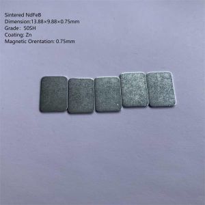 China Strong N52 Neodymium Magnets Nd2Fe14B Artificial Permanent Magnet on sale