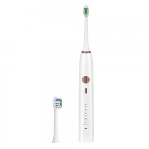 Cheap IPX8 Sonic Elements Toothbrush , 30s DuPont Battery Operated Automatic Sonic Toothbrush wholesale