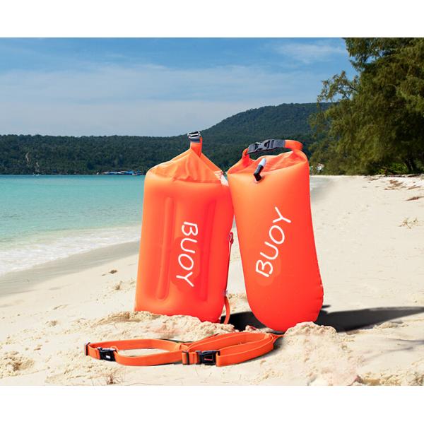 20L Waterproof Dry Bag, Ultralight Swim Buoy and Safety Float for Open Water Triathletes, Kayak, Snorkeling,Surfers, Bea