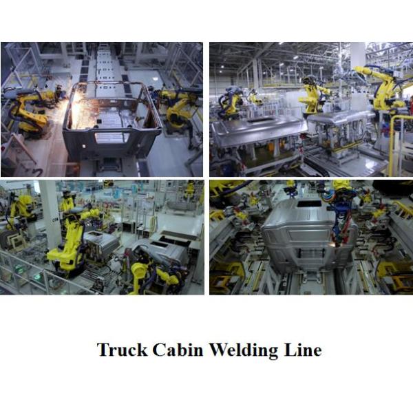 Truck Assembly Line 7950×2200×2435 Overall Dimensions Motor Assembly Plant Investment