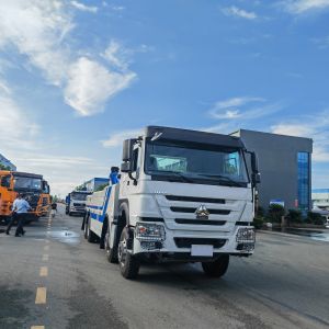 HOWO 400HP 12 Wheel 50 Ton Recovery Rotator Wrecker Tow Road Rescue Truck