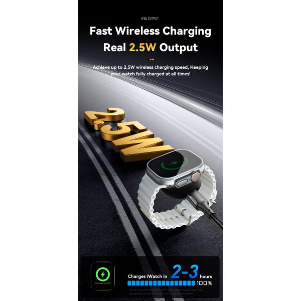 ESSAGER Iphone Wireless Watch Charger 2.5W Max ES-WC12 Series