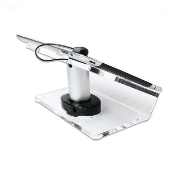 Power and Alarm Acrylic Security Display Stand for Tablet PC