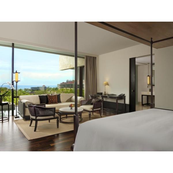 Tropical Luxury Holiday / Resort Hotel On Island Natural Themed Solid Wood Vintage Furnitures