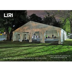 Cheap 18M Length Luxury Wedding Tents Aluminum Permanent Construction wholesale
