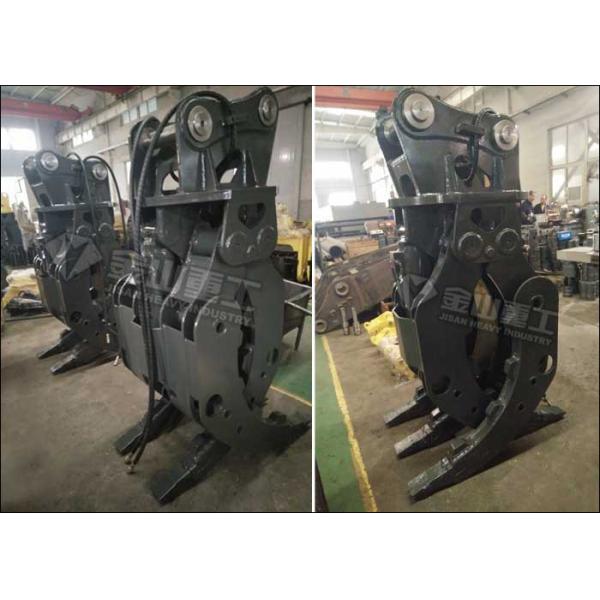 Multi Function Excavator Rock Grab , Stone Demolition Grapple For Excavator Kobelco SK200