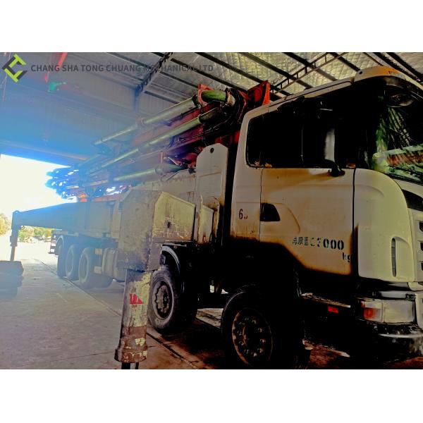CIFA 58m Scania Chassis Used Concrete Boom Pump Truck