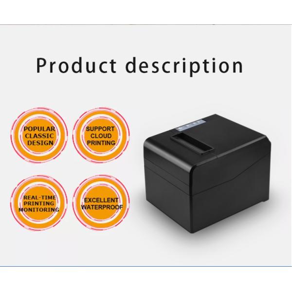 ISO CE ROHS FCC 80mm Receipt Printer Mini Pocket Thermal Printing