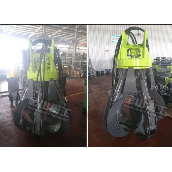 Scrap Stone Metal Orange Peel Grapple For 12-18 Ton Volvo EC140 EC180