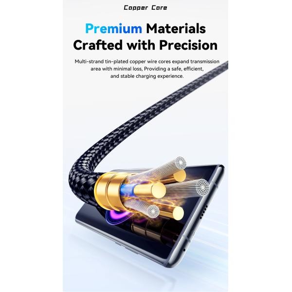 Xiaomi Redmi 120W Type C Charging Cable USB A To USB C ESSAGER ES-X47