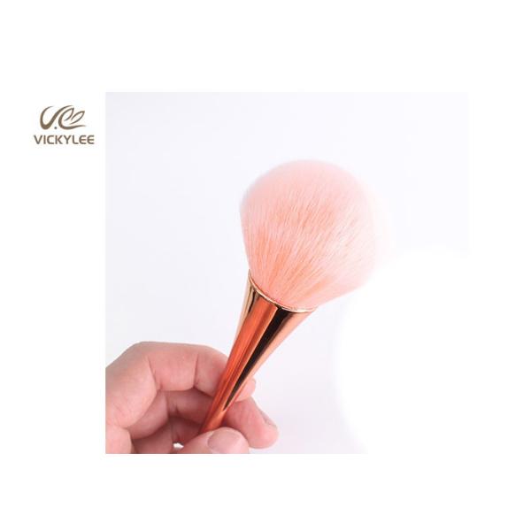 Silky Artificial Fiber colored 6.1 inch Facial Makeup Brushes