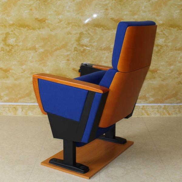 Steel Thickness 2.2mm Folding Cinema Seats , OEM Waterproof Church Auditorium Chairs