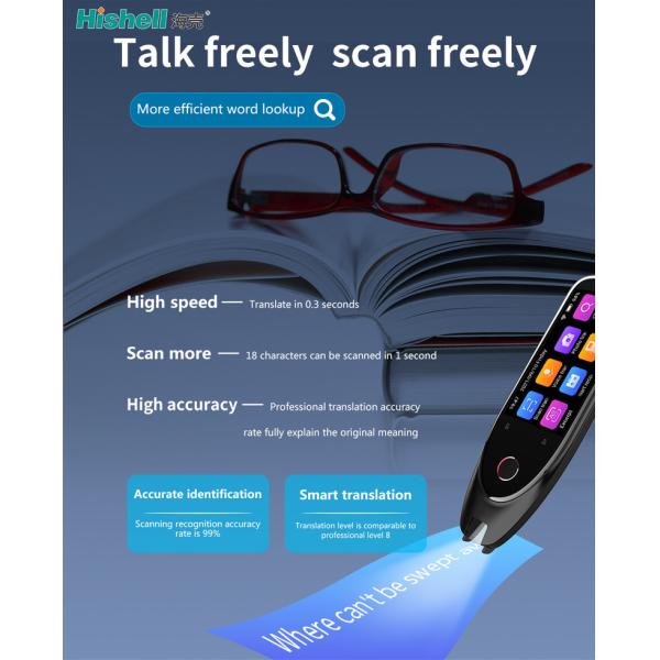 Wireless Multitouch Dictionary Pen Scanner Ultraportable 112 Languages