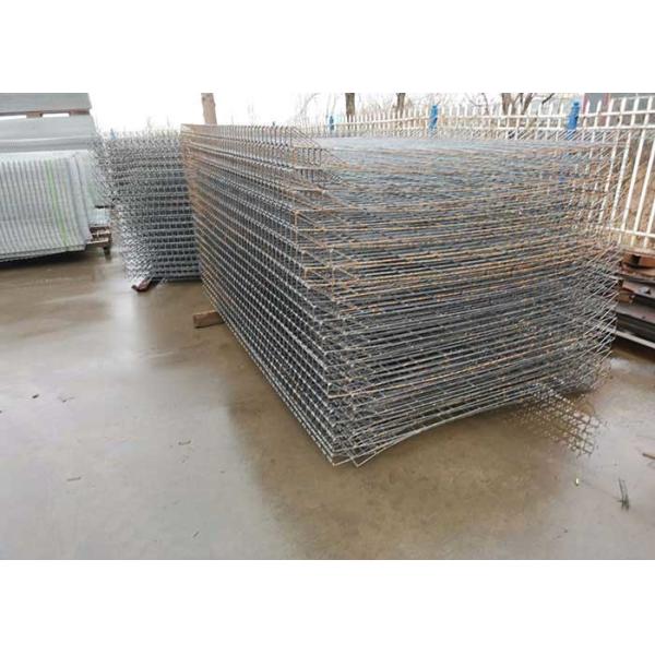 BRC 5mm Roll Top Weld Mesh Fencing Hot Dip Galvanized