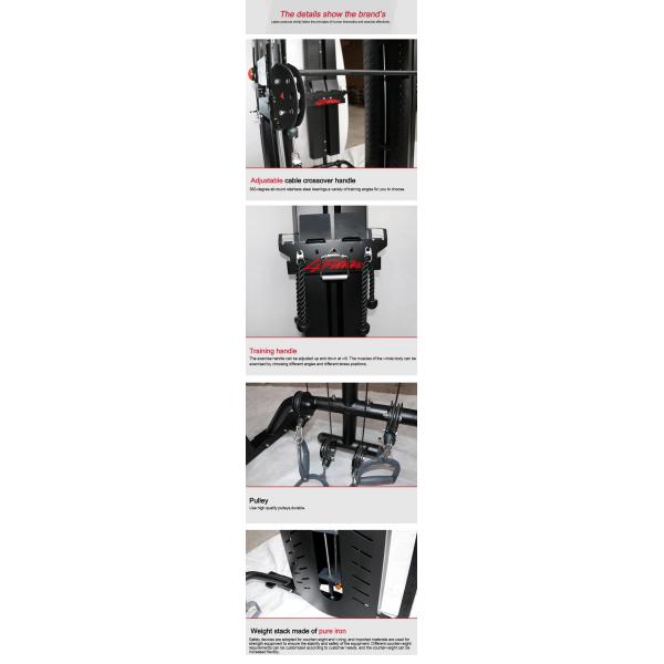 Training Multi Purpose Squat Rack , Commercial Multi Station Gym Equipment