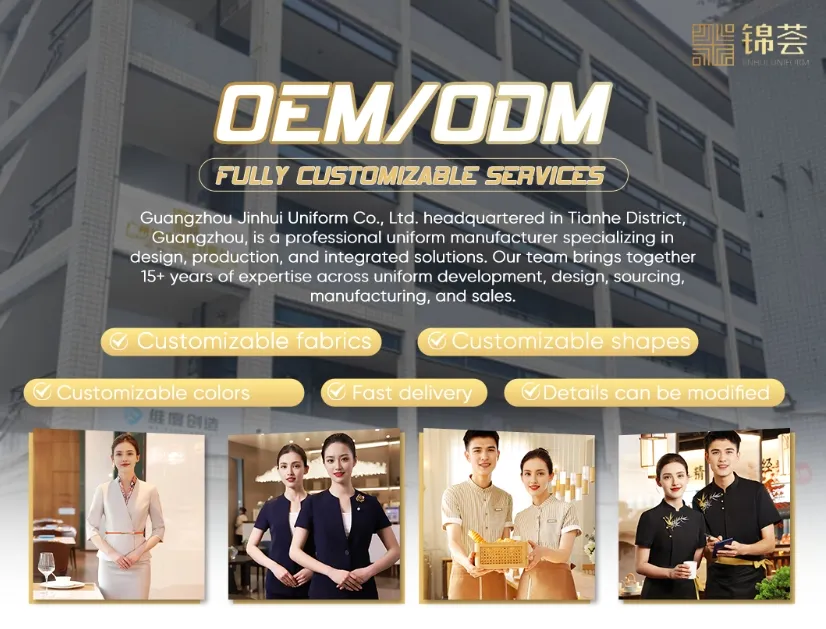 2025 New Fashionable Clothes Manufacturers Full Sleeves Waiter Uniform Design