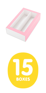 Macaron Packaging Boxes With Clear Window Gold Without Macarons Inside Rose Gold gift box packaging, sustainable