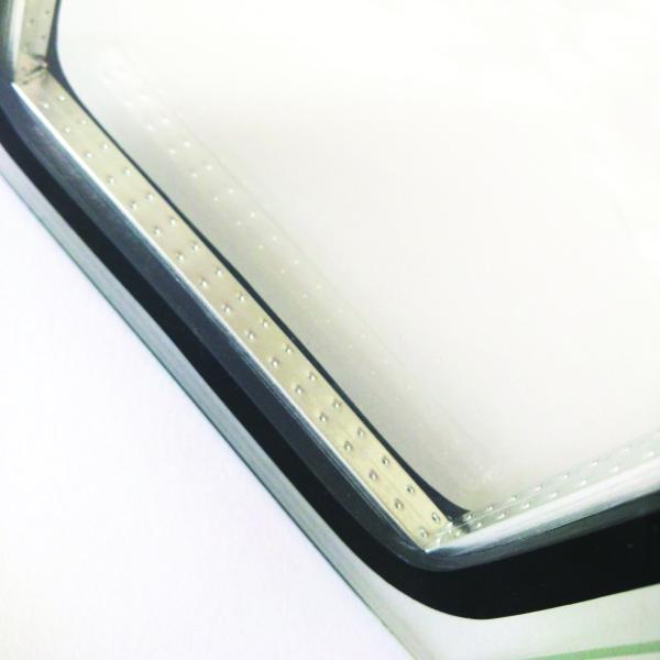 Double glazing aluminium spacer bar