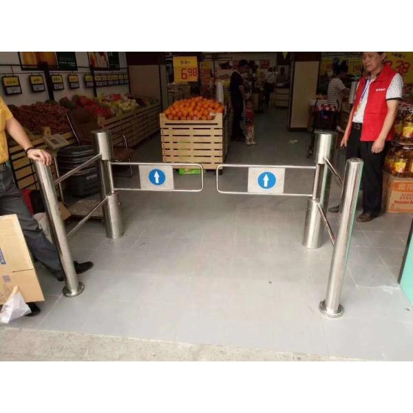 Residential Anti Collision Half Height Turnstile Quick Pass Door Design
